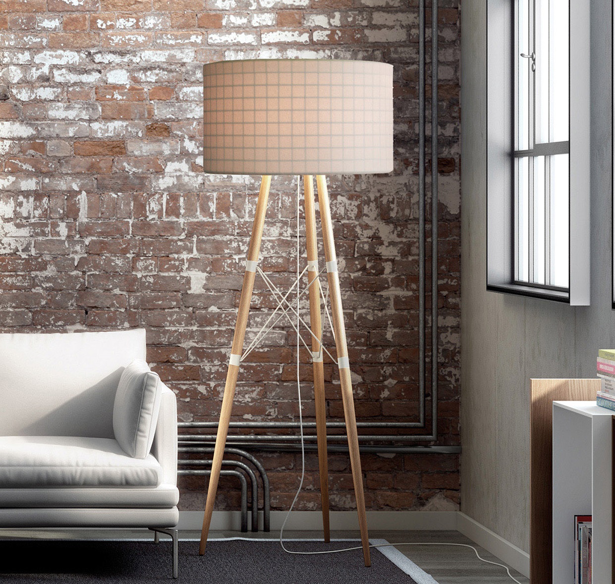 Lampadaire chene