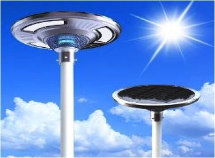 Lampadaire solaire extérieur puissant