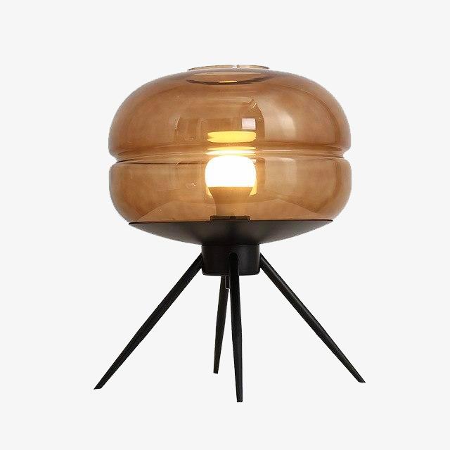 Lampe a poser design verre