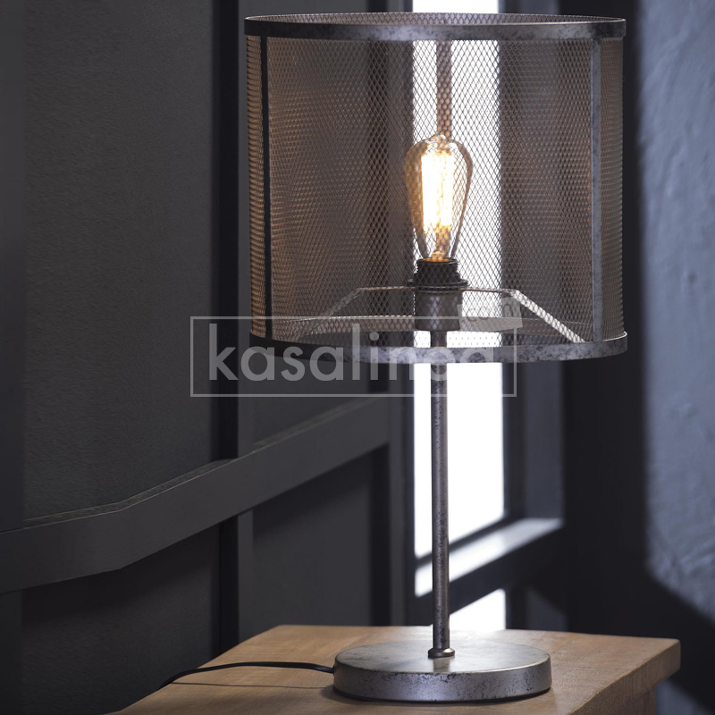 Lampadaire metal industriel
