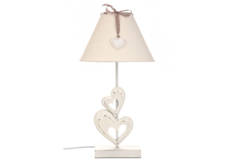 Lampe de chevet coeur