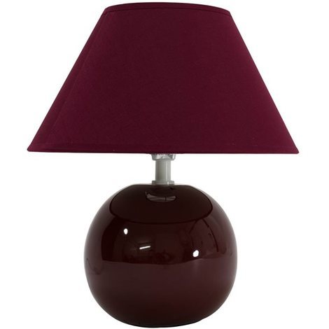 Lampe à poser rouge design