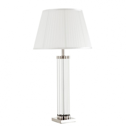 Pied de lampe en verre design