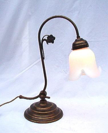 Lampe de chevet en pate de verre