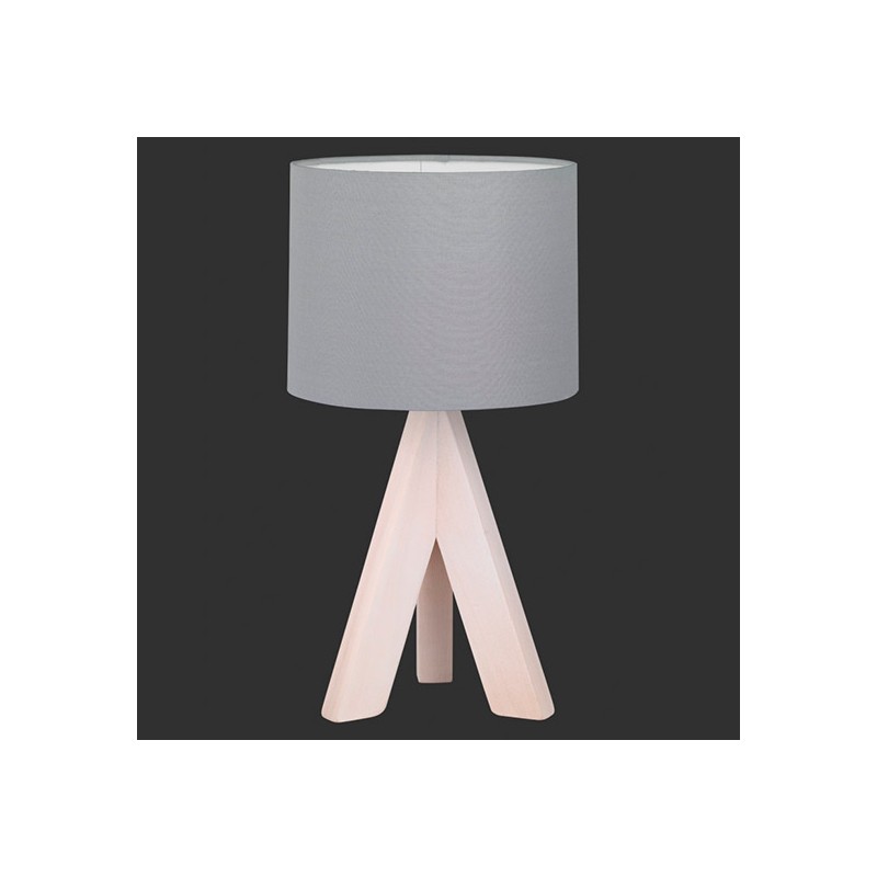 Lampe de chevet grise design