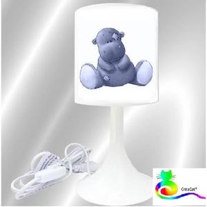 Lampe de chevet hippopotame