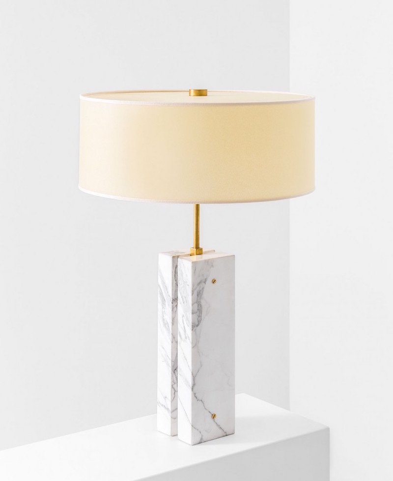 Lampe de chevet avec pierres