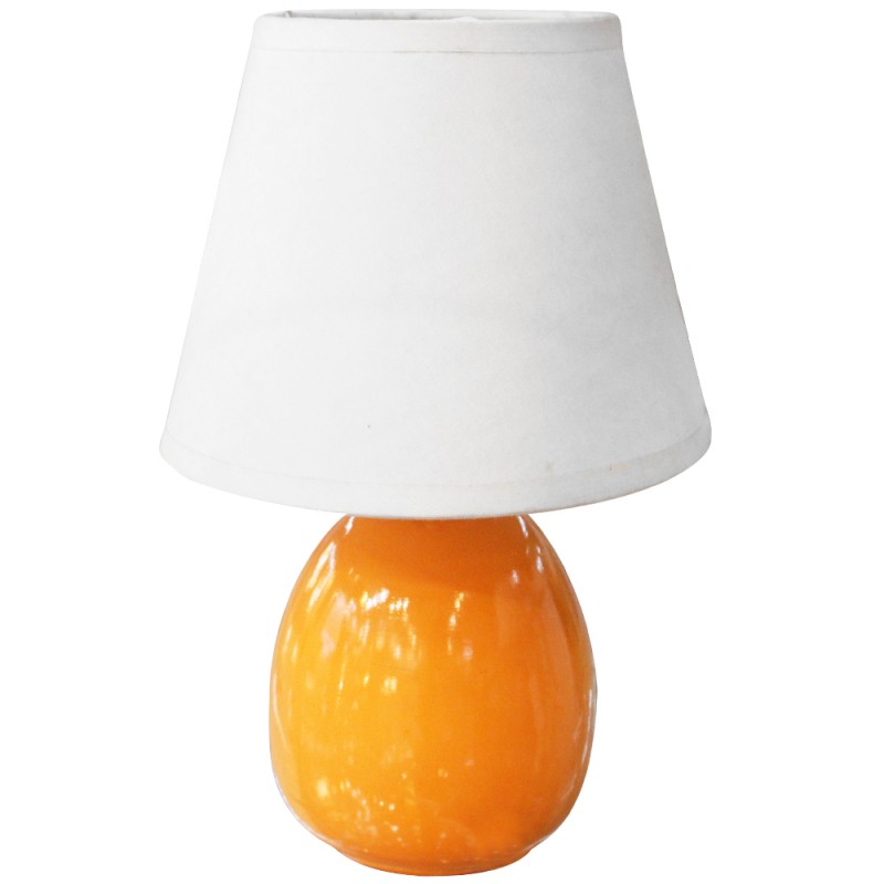 Lampe de chevet orange