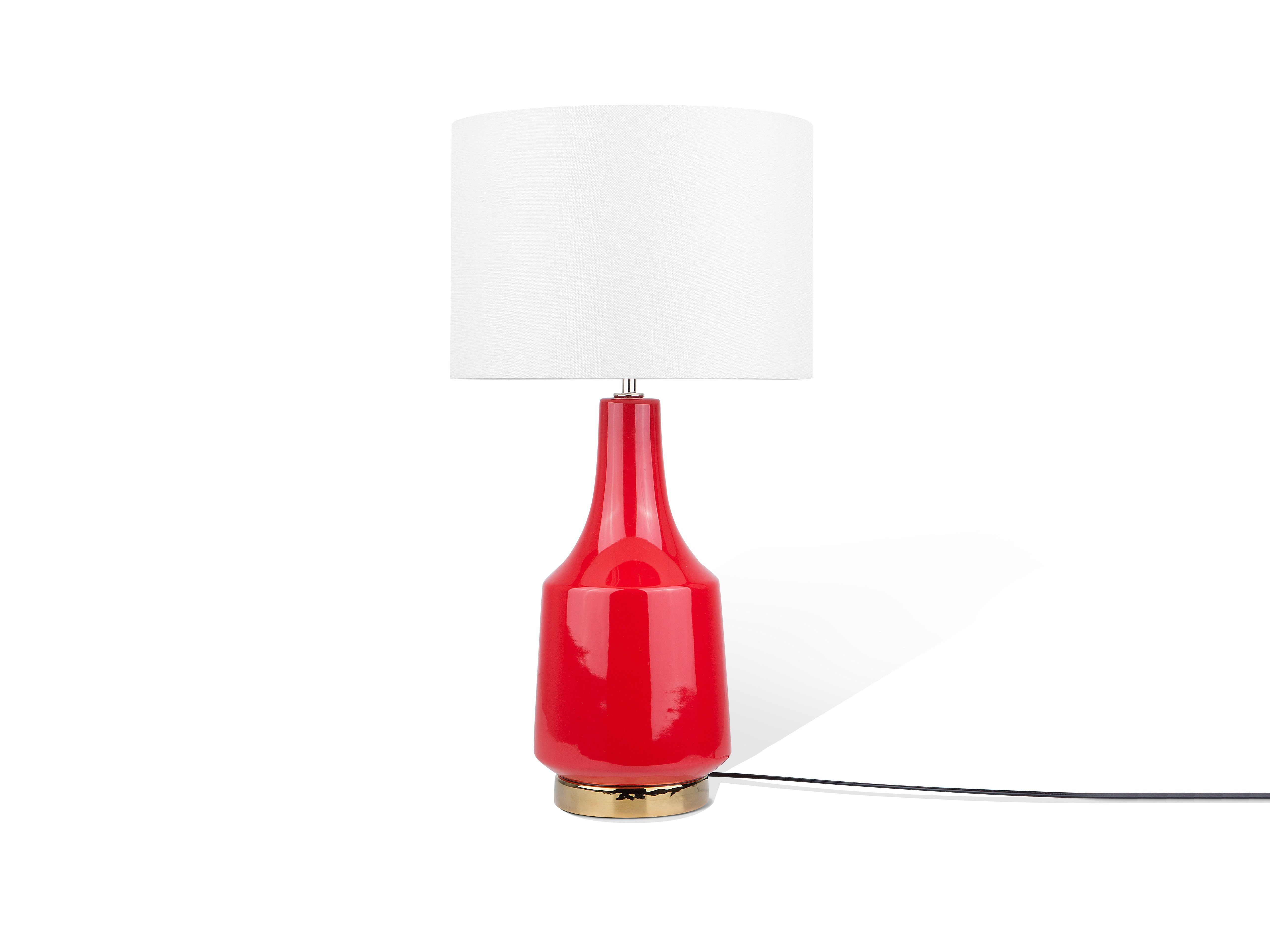 Lampe chevet design orange