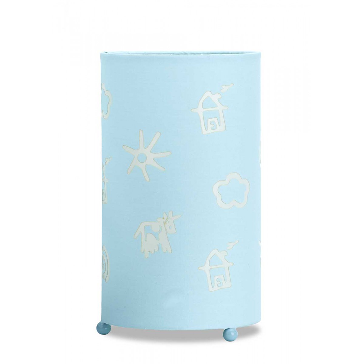 Lampe de chevet bleu bébé