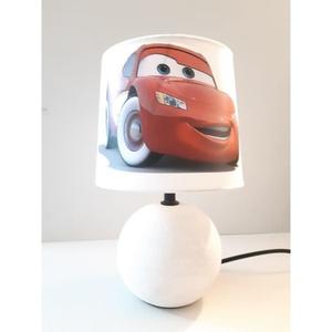 Lampe de chevet cars bleu