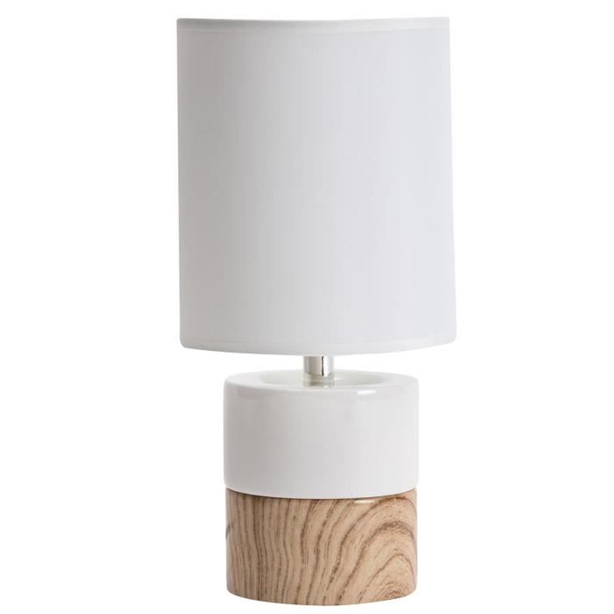 Lampe de chevet moderne bois