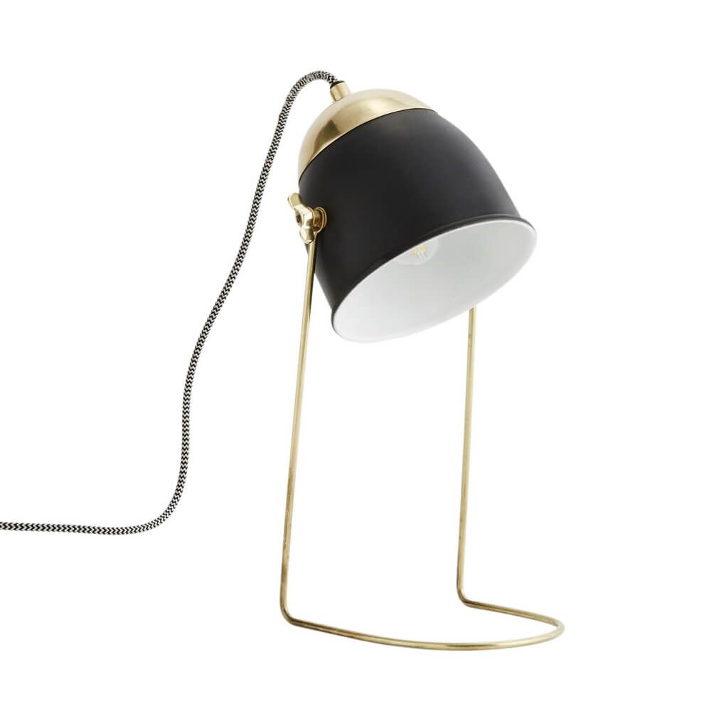 Lot Lampe De Chevet + Lustre Suspension Design – Noir Et Chrome – Style Vintage 70's – Occasion