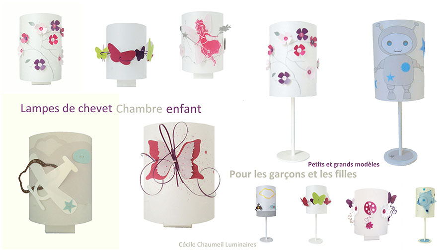Lampe de chevet a pile pour enfant