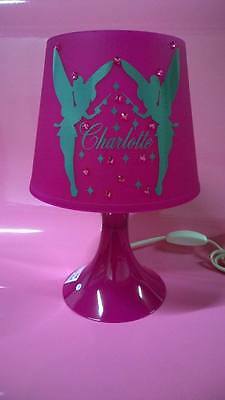 Lampe de chevet fée clochette disney