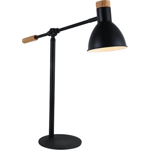 Lampe de chevet metal noire