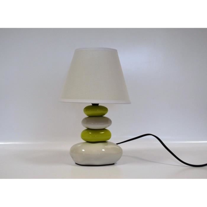 Lampe de chevet bleu vert