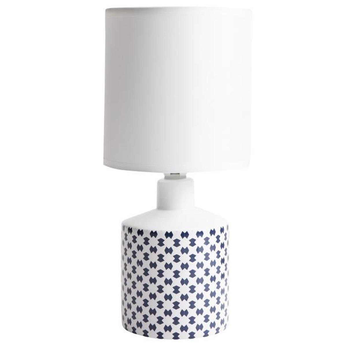 Lampe de chevet bleue marine
