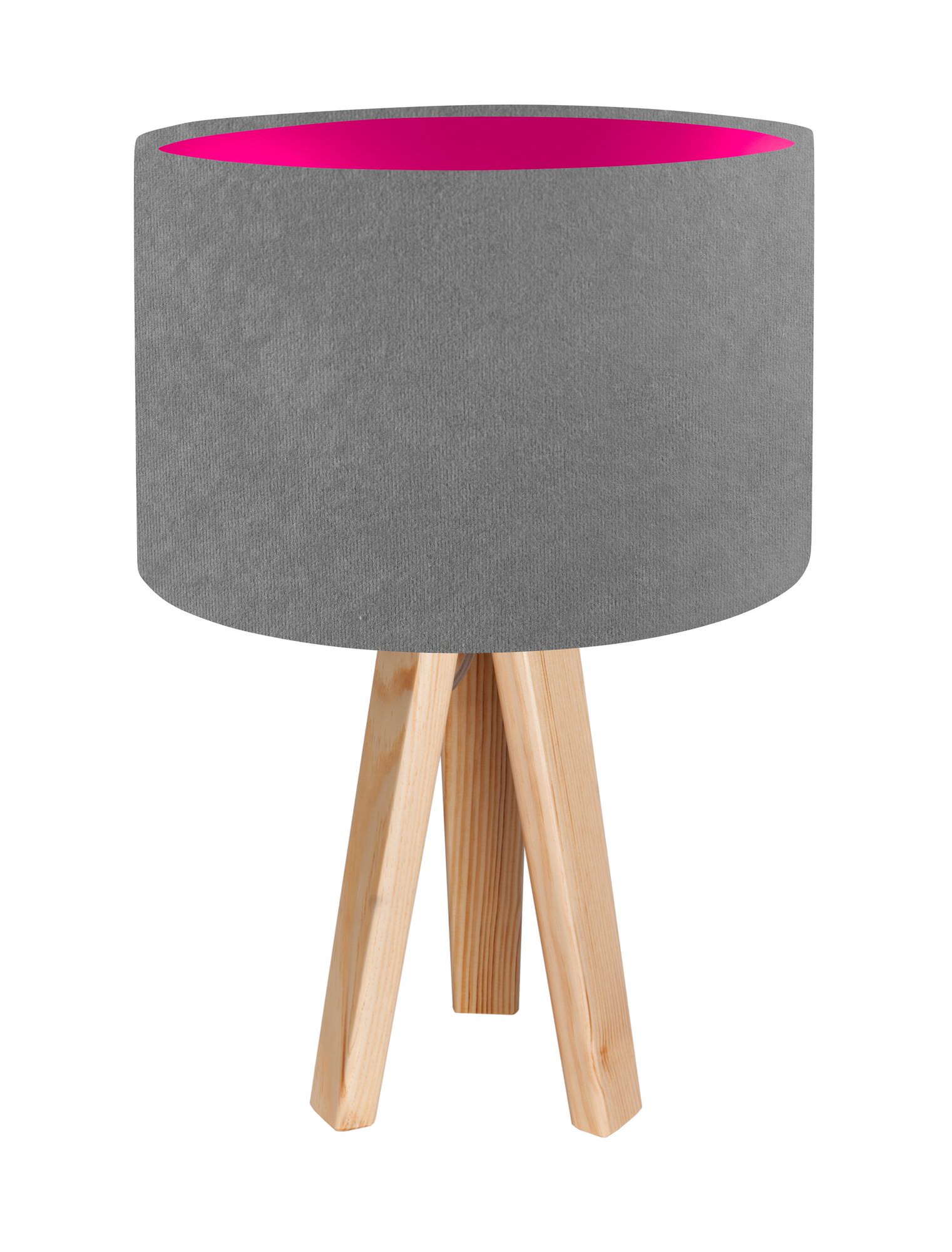 Lampe de chevet rose gris