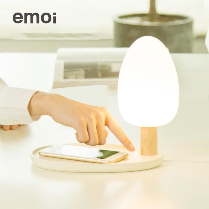 Lampe de chevet avec chargeur