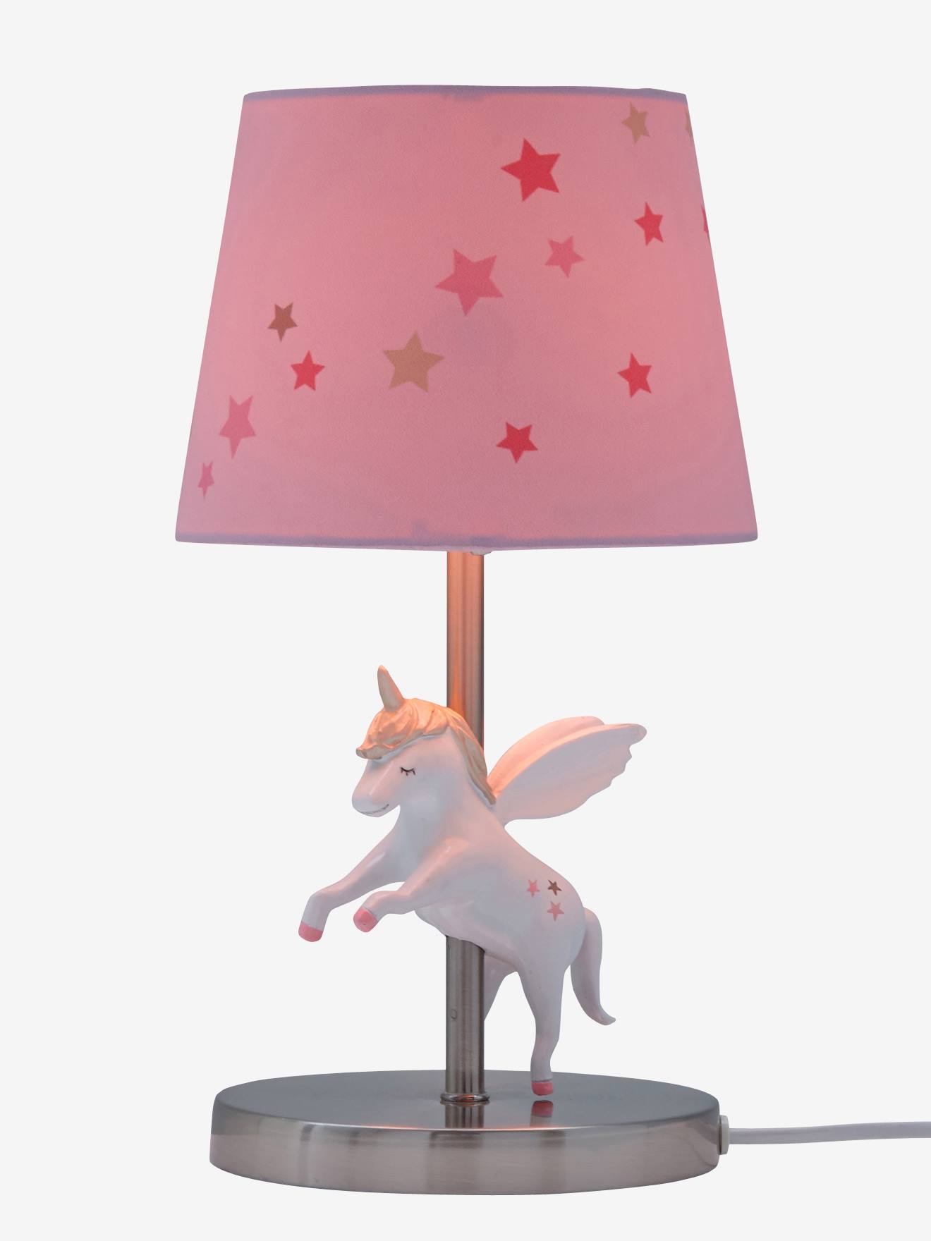 Lampe de chevet LED avec licorne en 3D • Enfant World