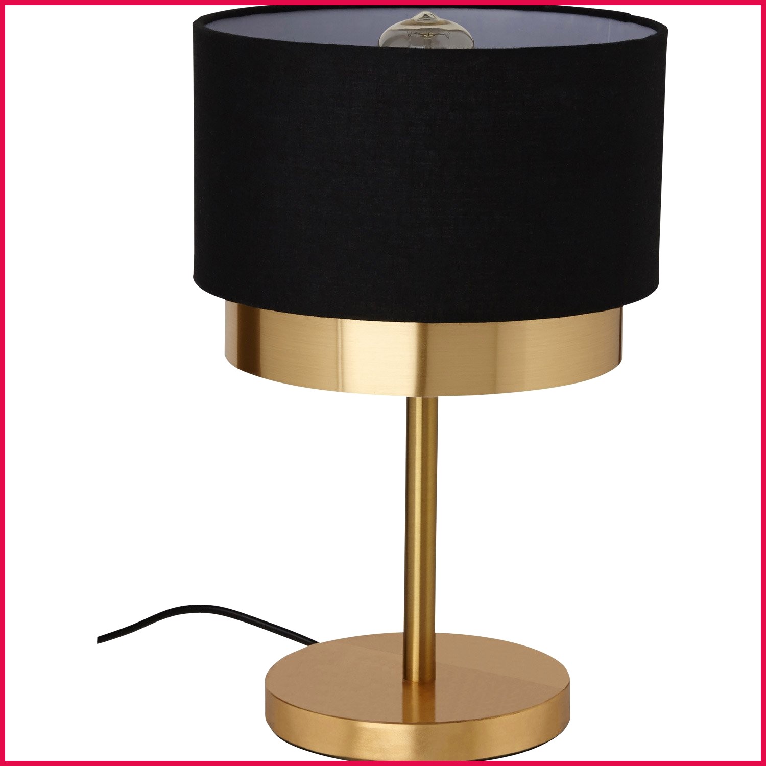 Lampe de chevet london rose
