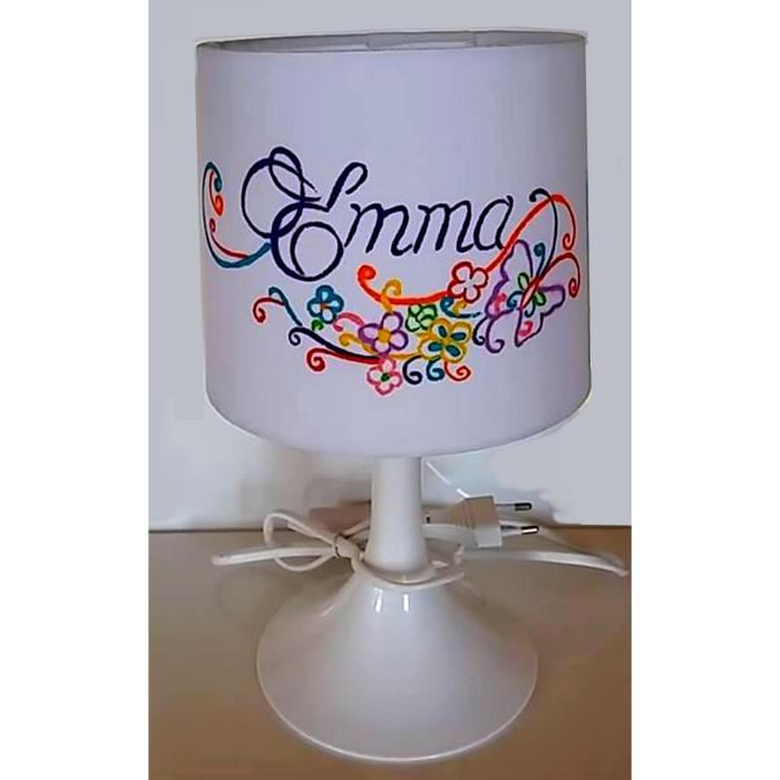 Lampe de chevet prénom