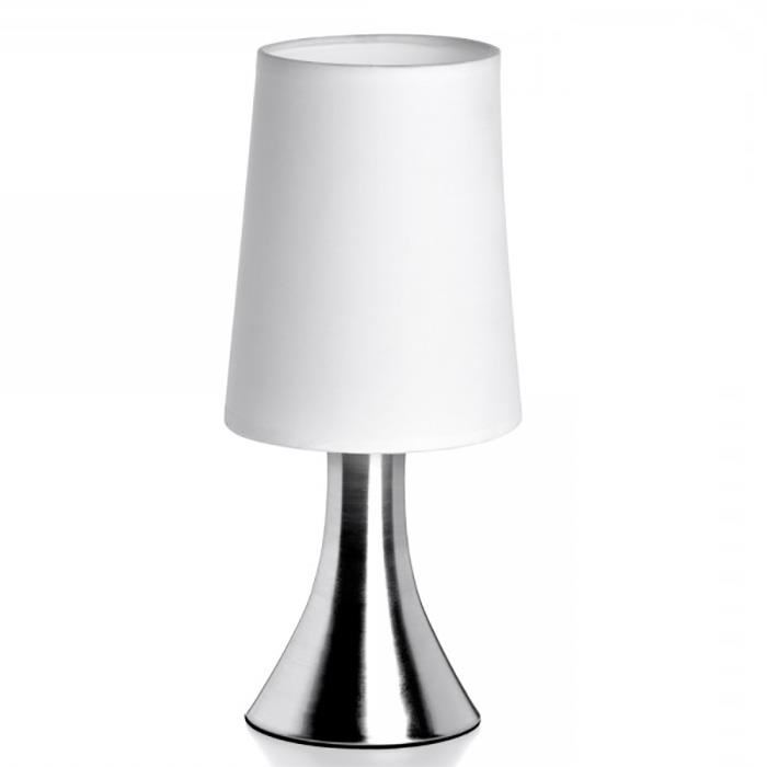 Lampe de chevet tactile blanche