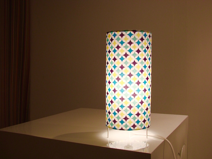 Lampe de chevet tube