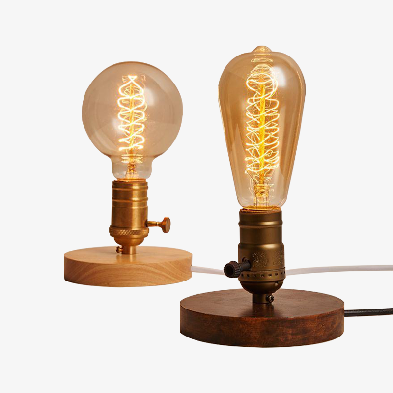 Lampe de chevet ampoule edison