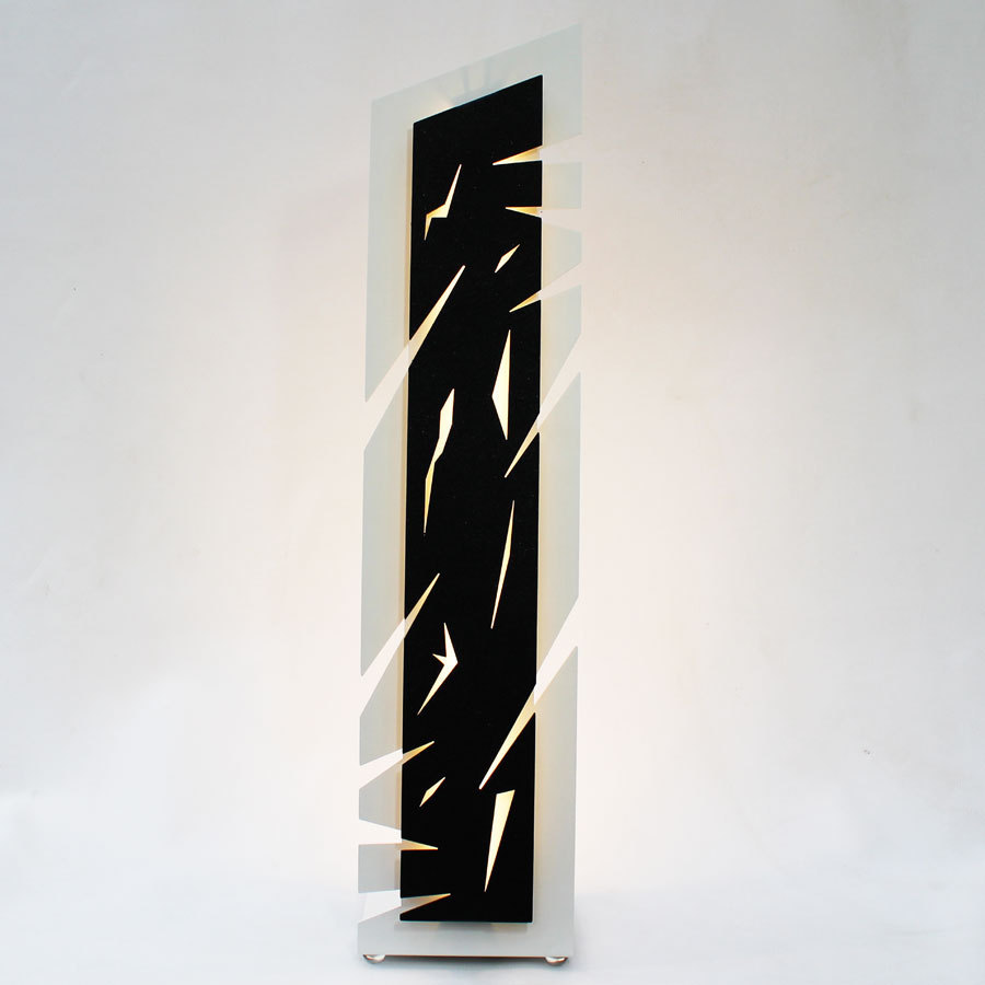 Lampe à poser design noire