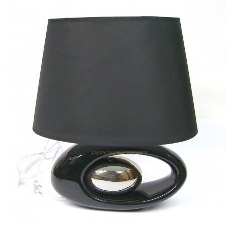 Lampe de table design noire