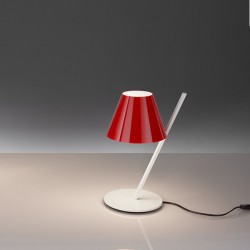 Lampe chevet rouge design