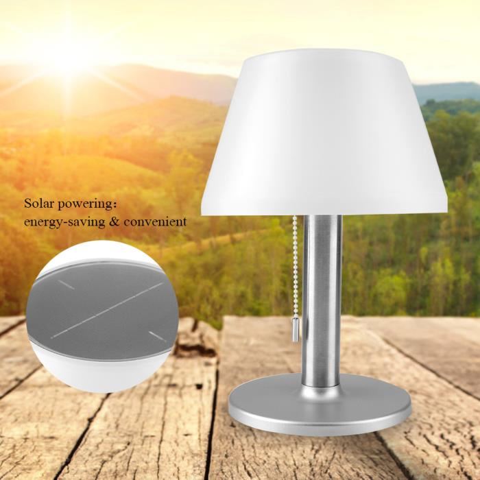 Lampe de table solaire design