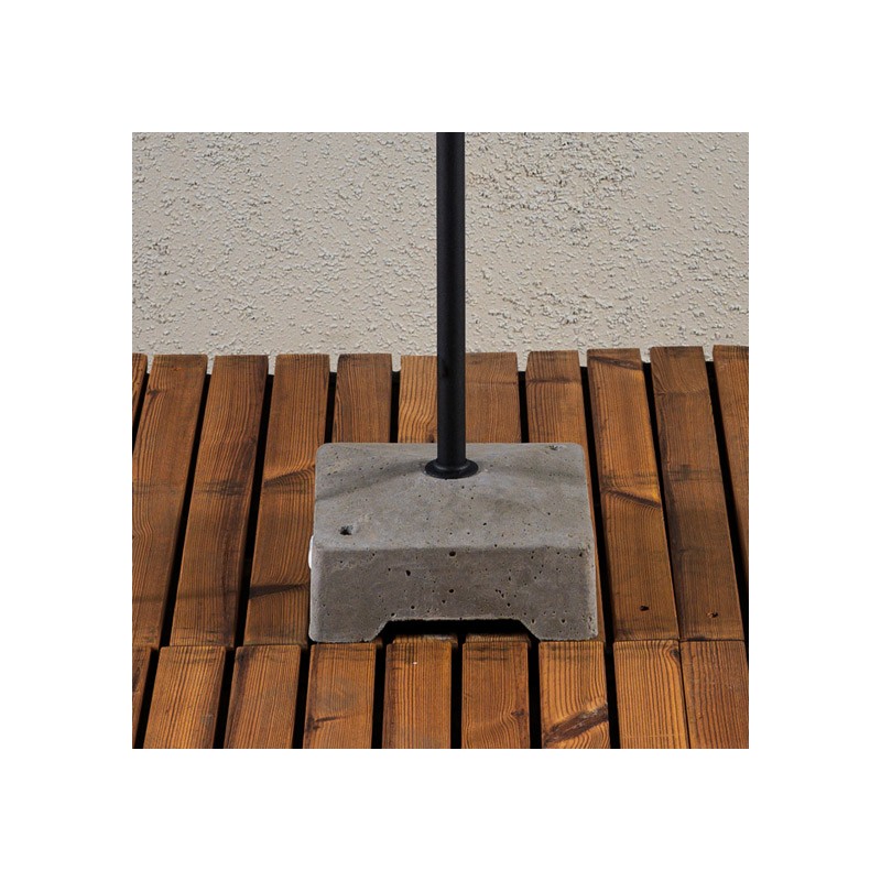 Socle pour lampadaire exterieur