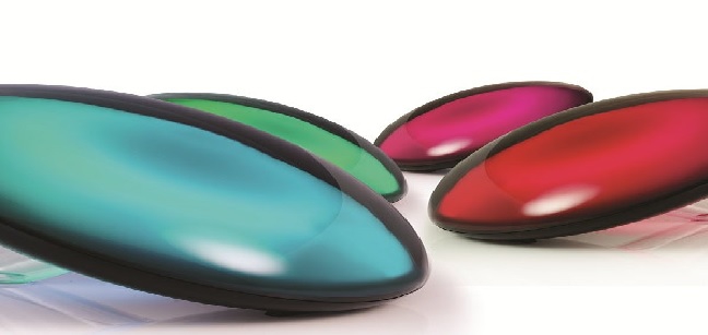 Lampe design multicolore