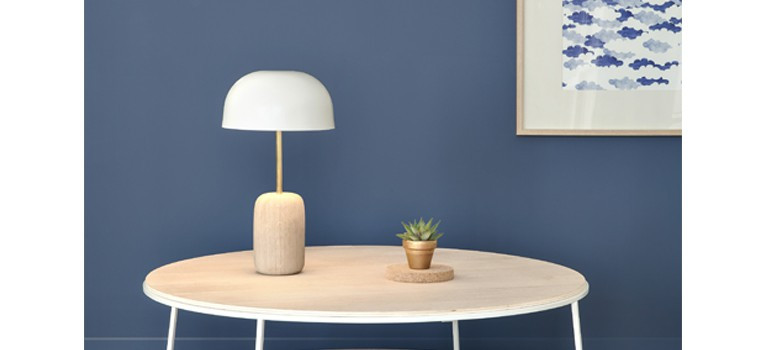 Lampe table blanche design