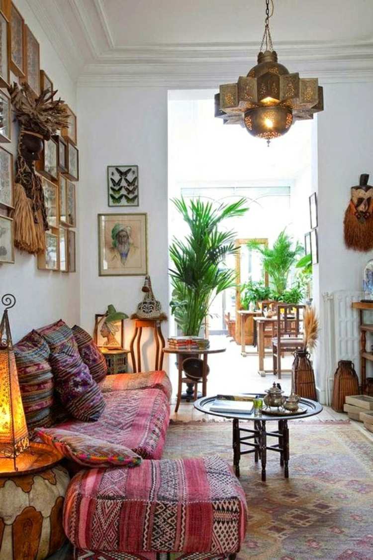Lampadaire salon marocain
