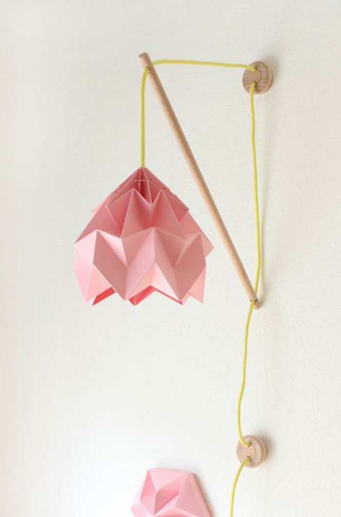Lampe de chevet origami tuto
