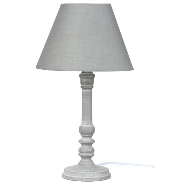 Lampe de chevet pied blanc