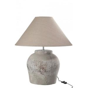 Lampe de chevet terre cuite