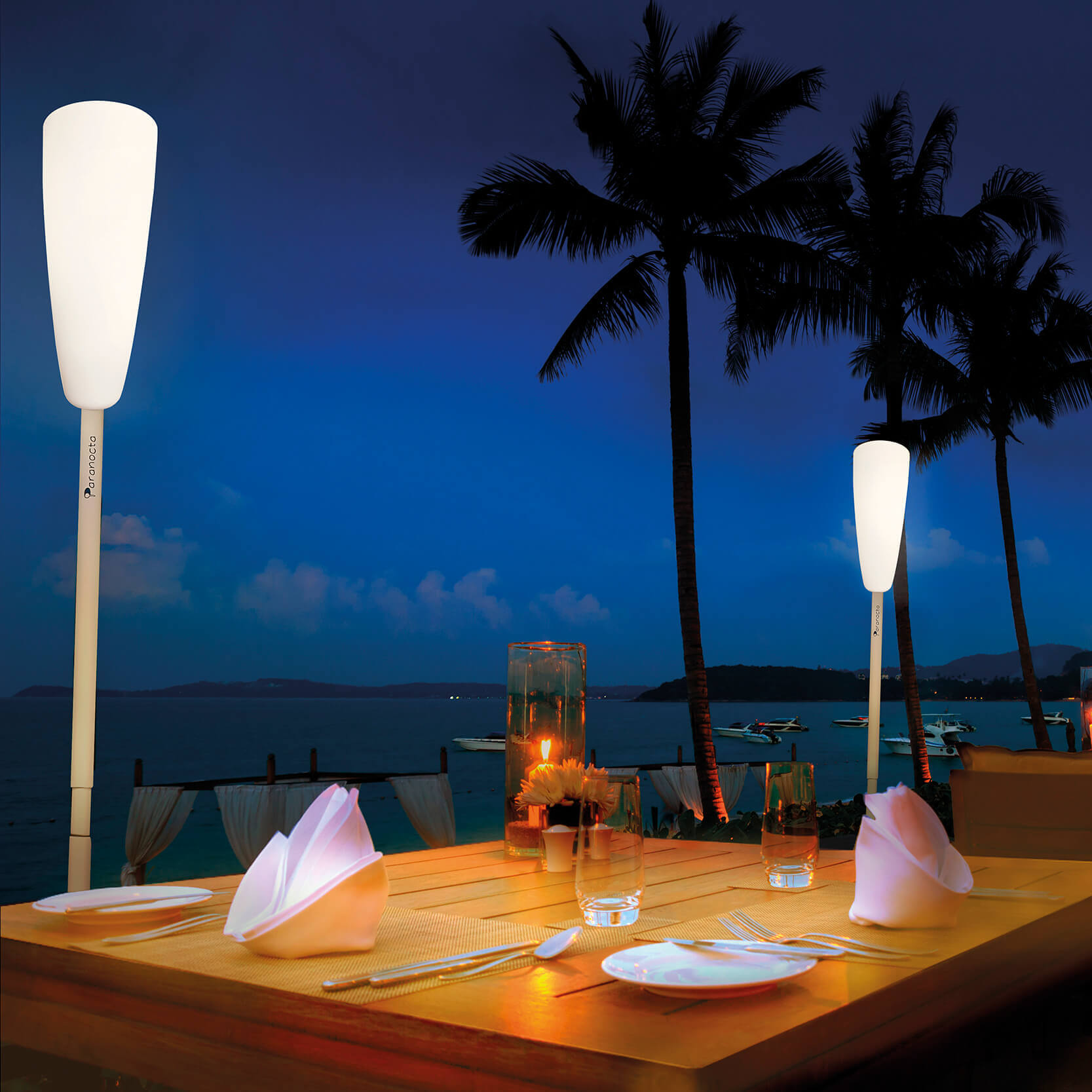 Lampadaire de terrasse exterieur