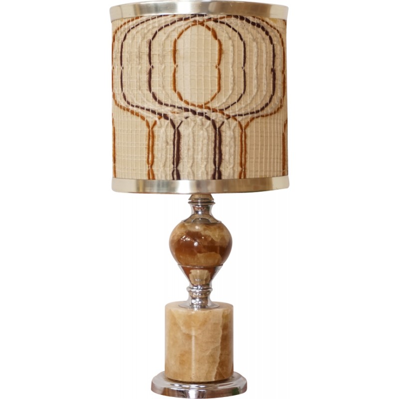 Lampe de chevet pied en onyx