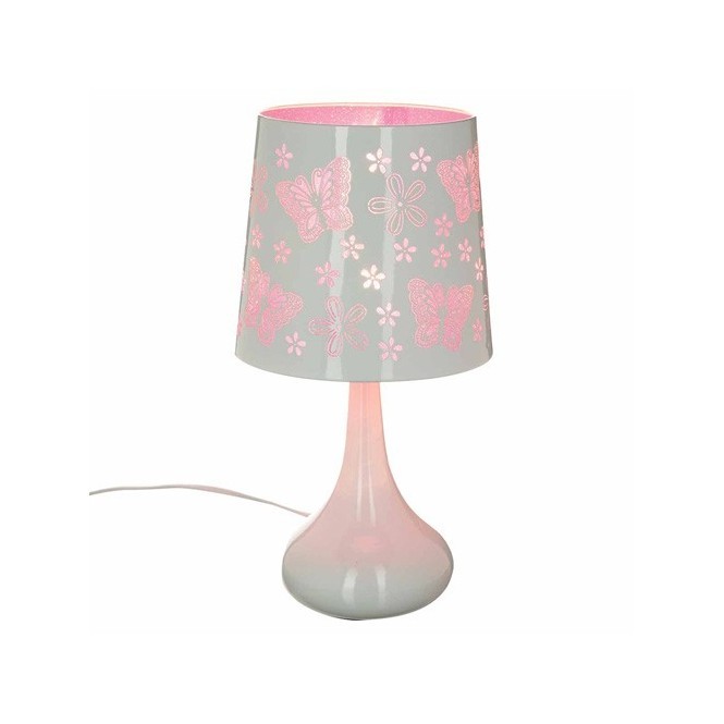 Lampe de chevet tactile papillon