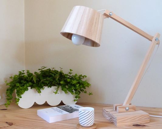 Fabriquer pied lampe de chevet