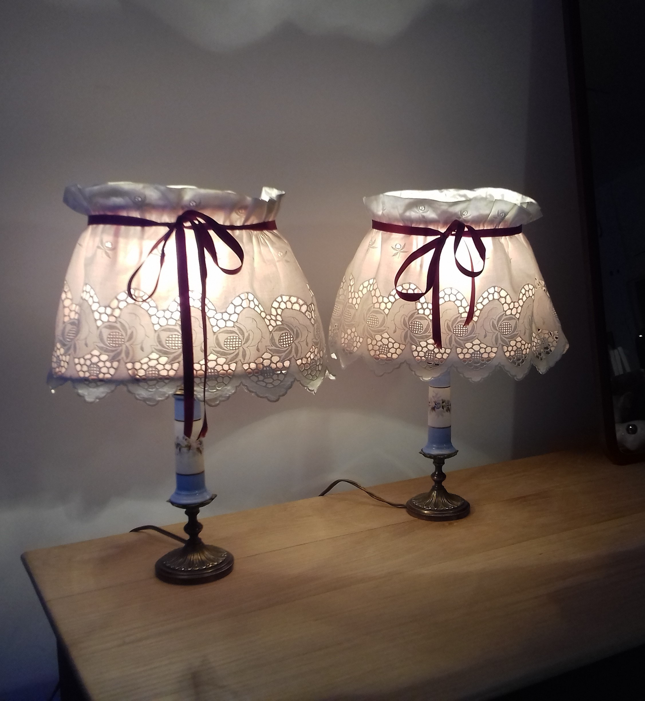Lampe de chevet en bronze