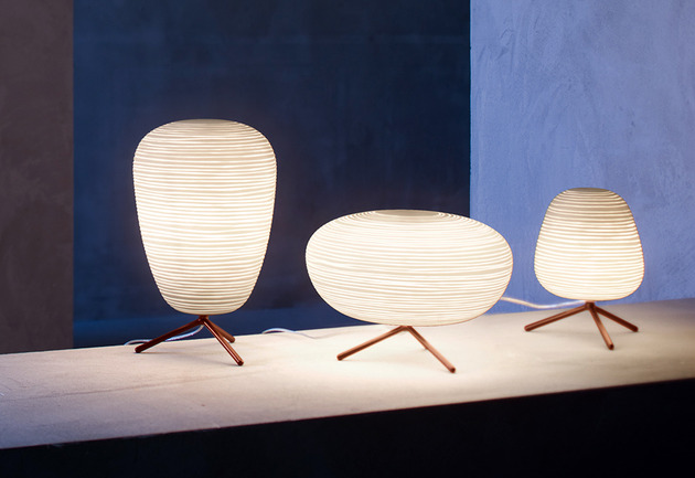 Lampadaire verre dépoli