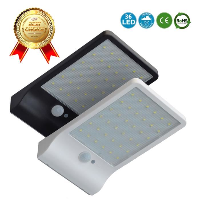 Lampadaire solaire detecteur