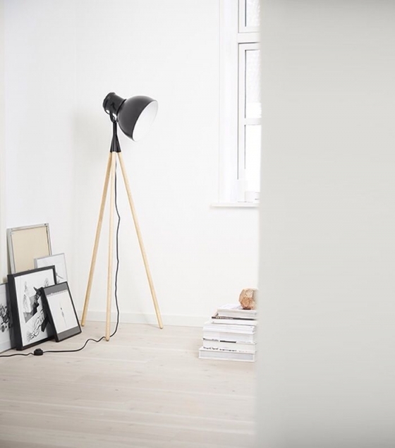 Lampadaire sur pied pour salon