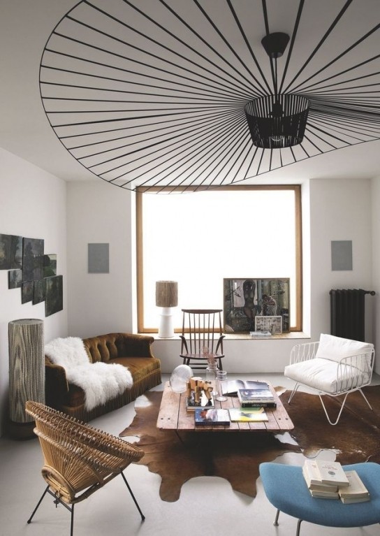 Grand lampadaire pour salon